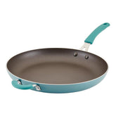 Cook + Create Nonstick Frying Pans 14-Inch Agave Blue