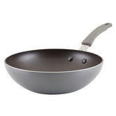 10.5-Inch Cook + Create Nonstick Open Stir Fry Gray