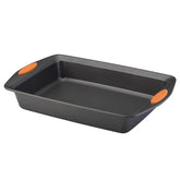 9-Inch x 13-Inch Nonstick Rectangle Roasting & Cake Pan Orange