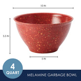 Garbage Bowl Red