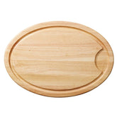 20" x 14" Oval Trencher Board Wood