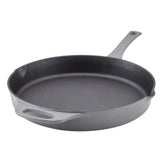 12-Inch NITRO Cast Iron Skillet Gray