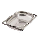 4.5 Quart Over-the-Sink Colander Gray
