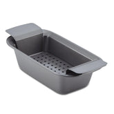 9-Inch x 5-Inch Nonstick Loaf/Meatloaf Pan Gray