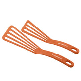 10-Inch & 12-Inch Nylon Spatula Set Orange
