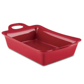 9-Inch x 13-Inch Ceramic Baker Red