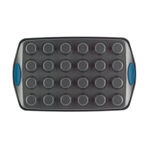 24-Cup Nonstick Mini Muffin Pan Marine Blue