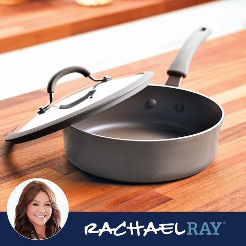 3-Quart Cook + Create Nonstick Sauté Pan with Lid Gray