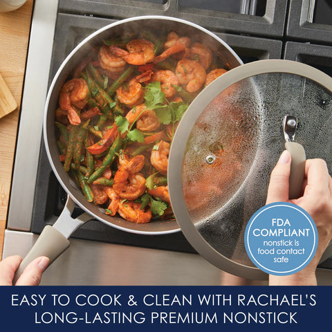 3-Quart Cook + Create Nonstick Sauté Pan with Lid Almond