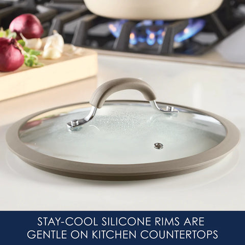 10-Inch Silicone-Rimmed Lid