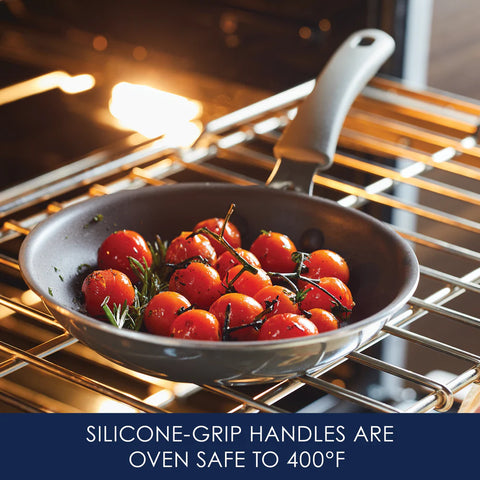 Cook + Create Nonstick Frying Pans 8.5-Inch Gray