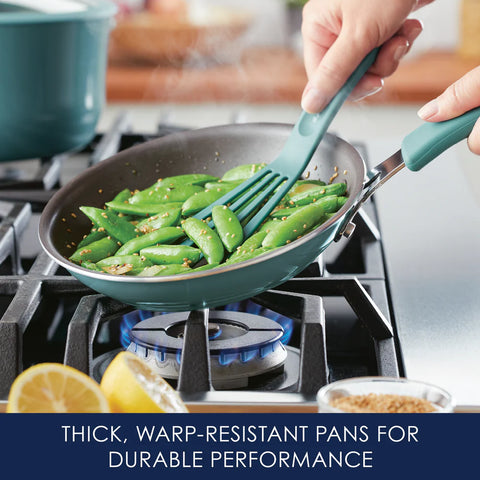 Cook + Create Nonstick Frying Pans 8.5-Inch Agave Blue