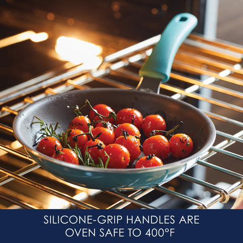 Cook + Create Nonstick Frying Pans 8.5-Inch Agave Blue