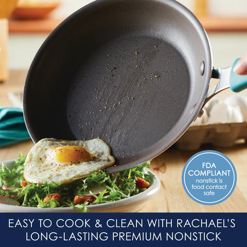 Cook + Create Nonstick Frying Pans 8.5-Inch Agave Blue