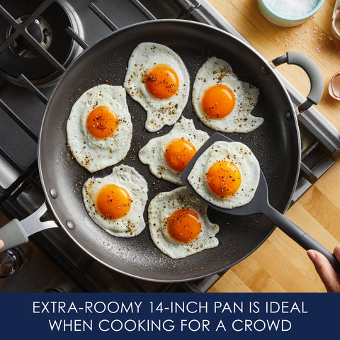 Cook + Create Nonstick Frying Pans 14-Inch Gray