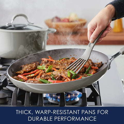 Cook + Create Nonstick Frying Pans 14-Inch Gray