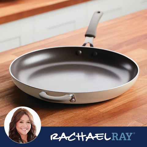 Cook + Create Nonstick Frying Pans 14-Inch Almond