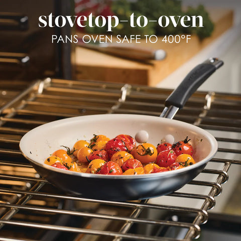 Cucina Ceramic Nonstick Frying Pan Peppercorn 8.5"