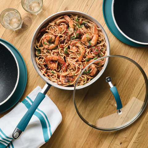 Cucina Ceramic Nonstick Saute Pan Marine Blue