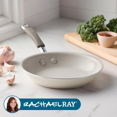 Cucina Ceramic Nonstick Frying Pan Almond 8.5"