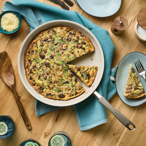 Cucina Ceramic Nonstick Frying Pan Almond 12.5"