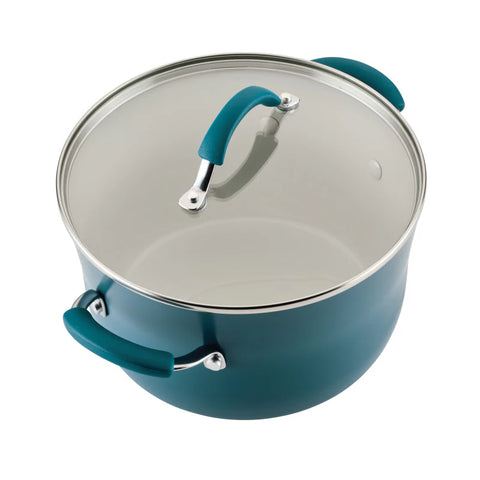 13-Piece Cucina Ceramic Nonstick Cookware Set Marine Blue