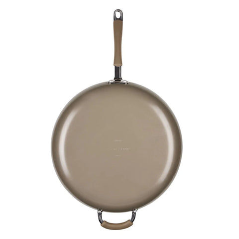 Cucina Ceramic Nonstick Frying Pan Hazelnut 14"
