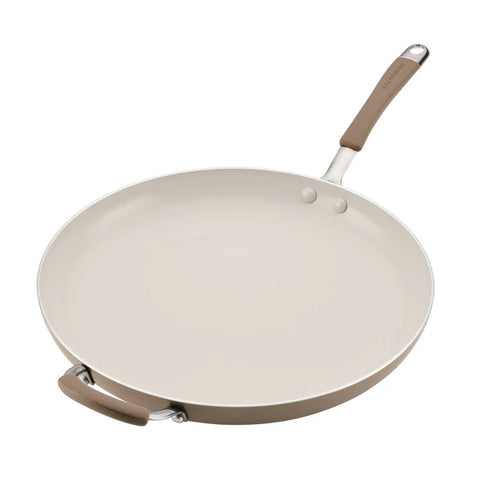 Cucina Ceramic Nonstick Frying Pan Hazelnut 14"
