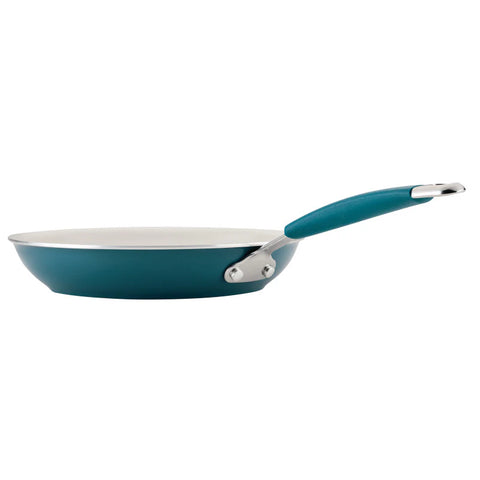 2-Piece Cucina Ceramic Nonstick Skillet Set Marine Blue