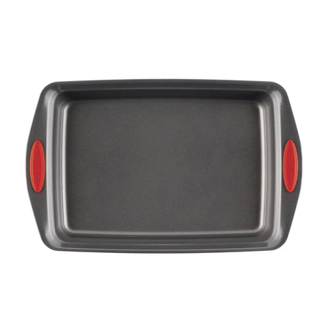 9-Inch x 13-Inch Nonstick Rectangle Roasting & Cake Pan Red