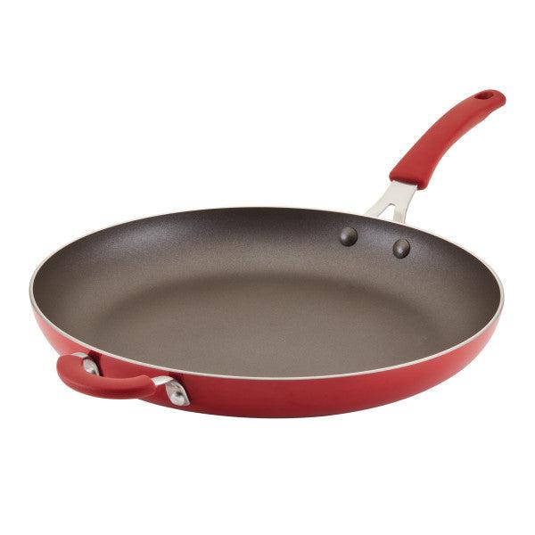 Cook + Create Nonstick Frying Pans 14-Inch Red