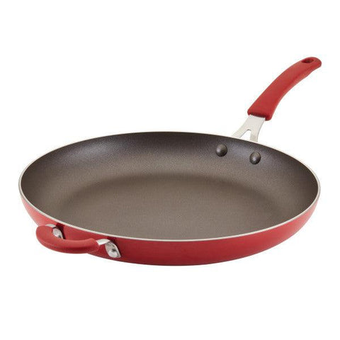 Cook + Create Nonstick Frying Pans 14-Inch Red