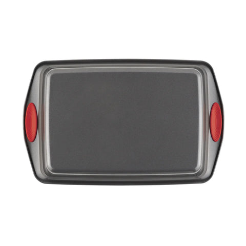 9-Inch x 13-Inch Nonstick Rectangle Roasting & Cake Pan Red
