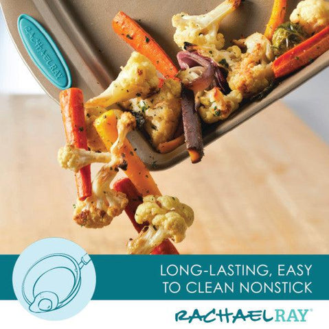 2-Piece 9-Inch Nonstick Square Cake Pans Agave Blue