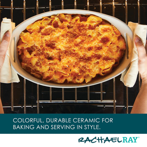 1.25-Qt & 2.25-Qt. Oval Baker Set Sea Salt Gray