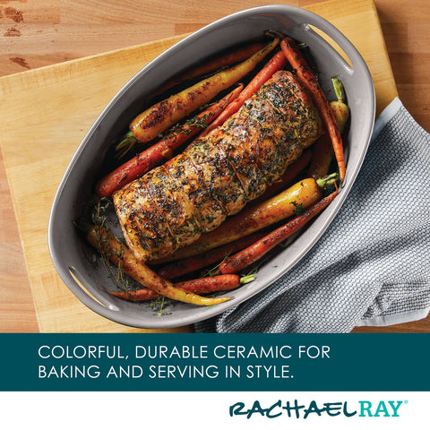 4.5-Quart Oval Baker Sea Salt Gray