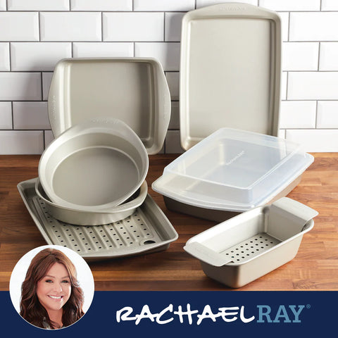 10-Piece Nonstick Bakeware Set Champagne