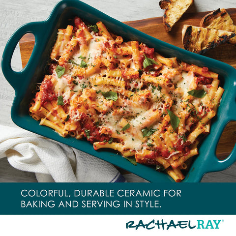 9-Inch x 13-Inch Ceramic Baker Teal