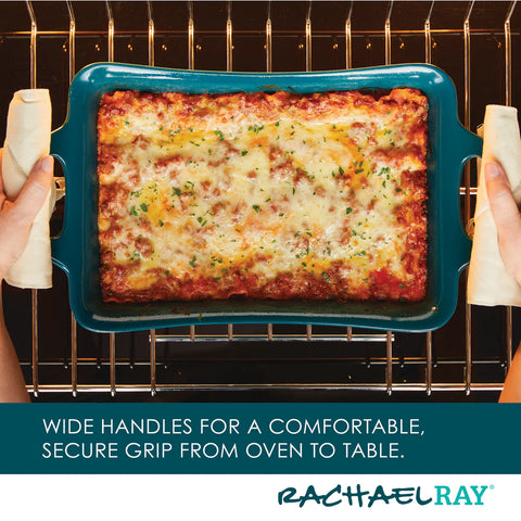 9-Inch x 13-Inch Ceramic Baker Teal