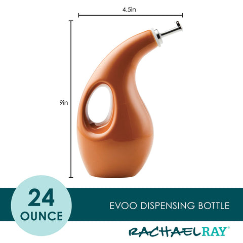 EVOO Bottle 24-Ounce Pumpkin Orange