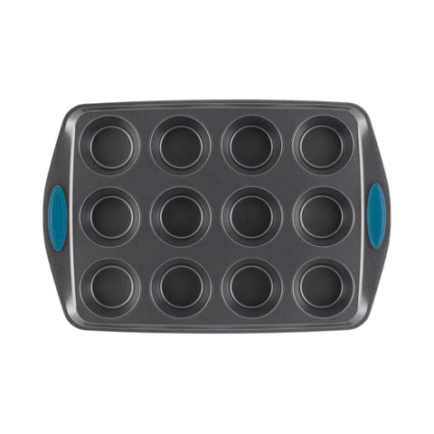 12-Cup Nonstick Cupcake & Muffin Pan Marine Blue