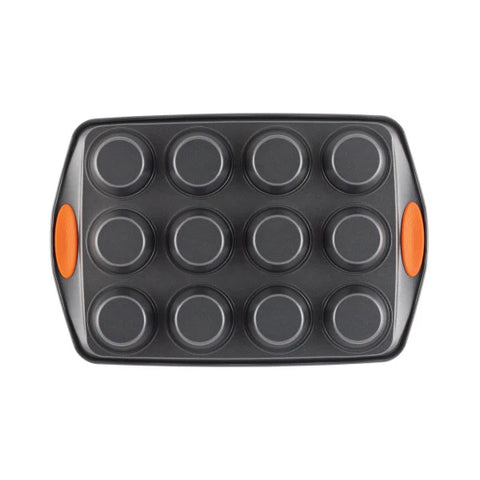 12-Cup Nonstick Cupcake & Muffin Pan Orange