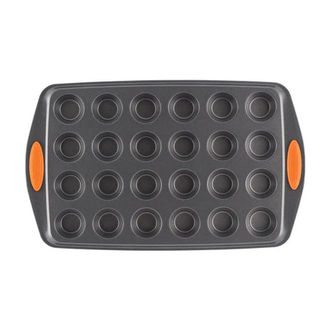 24-Cup Nonstick Mini Muffin Pan Orange