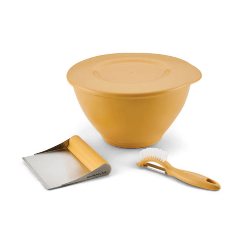 4-Piece Food Prep Set Turmeric Yellow