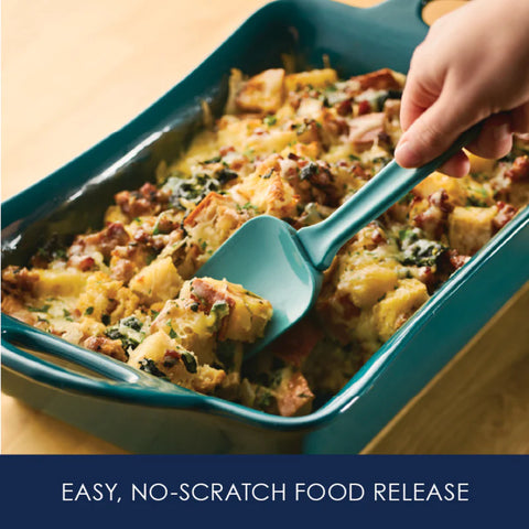 4-Piece Recycled Plastic* Spatula Set Marine Blue