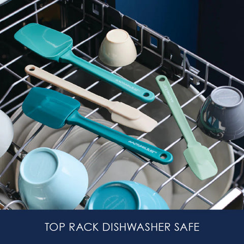 4-Piece Recycled Plastic* Spatula Set Marine Blue