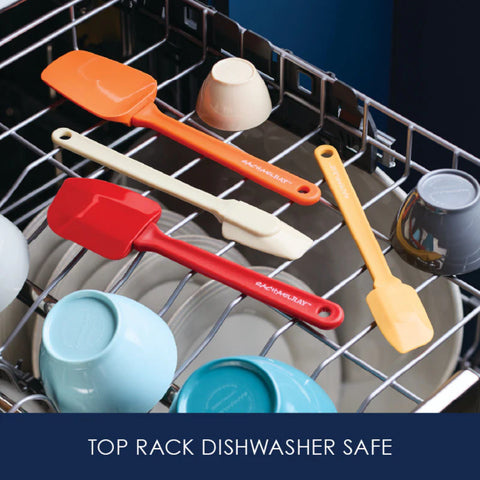 4-Piece Recycled Plastic* Spatula Set Red