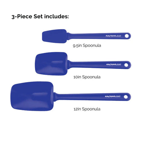 3-Piece Spoonula Set Blue