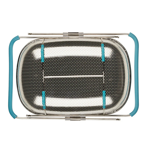 4.5 Quart Over-the-Sink Colander Agave Blue