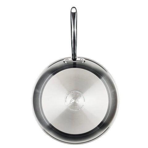 12.5-Inch Stainless Steel Frying Pan Stainless Steel